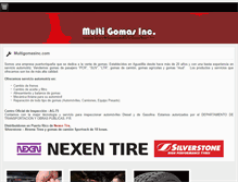 Tablet Screenshot of multigomasinc.com